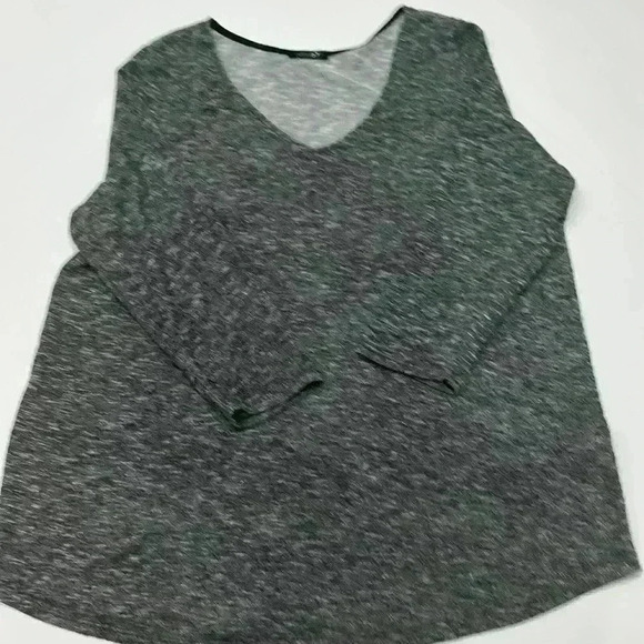 Papermoon from Stitch Fix gray stretch tunic blouse Size 1X Item # 6C - Picture 1 of 6